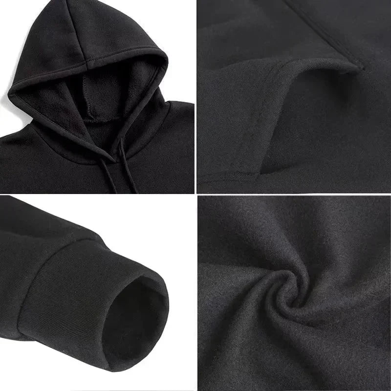 2026 New Gothic Punk Retro XXXTentacion Printed Hoodie Men Women Hip Hop Oversized Long Sleeve Streetwear Pullover Sweatshirt